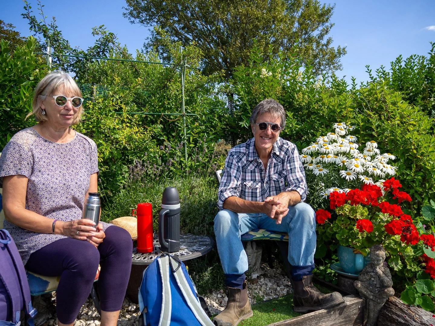 Allotment Tea Break - Benedict du Boulay
