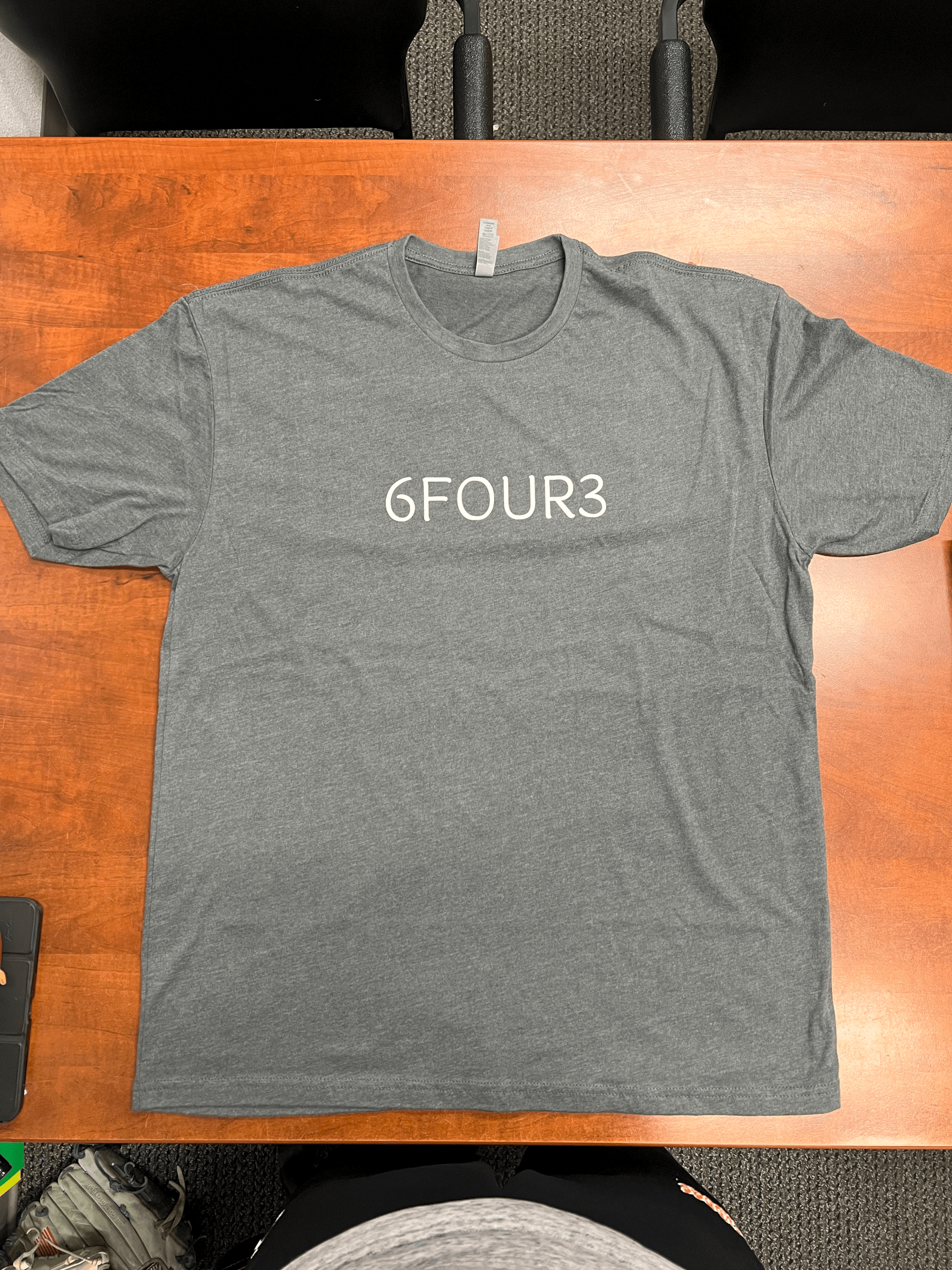 6FOUR3 Bleacher Tee Heather Grey