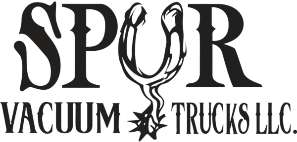 Logo of SPQR Vacuum Trucks LLC with stylized text and a horseshoe and flame graphic.
