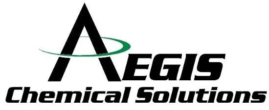 Logo for Regis Chemical Solutions with a stylized letter 'A' and a green swoosh.