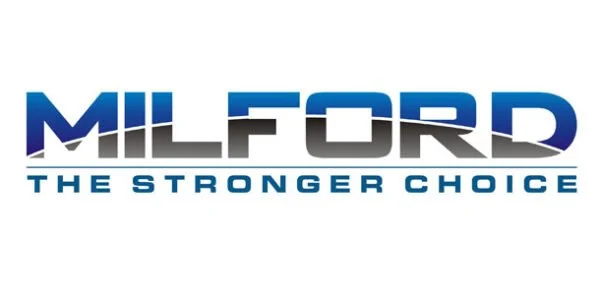 Milford logo with the slogan 'The Stronger Choice'