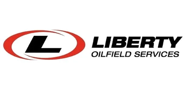Liberty Oilfield Services logo with a red and black design.