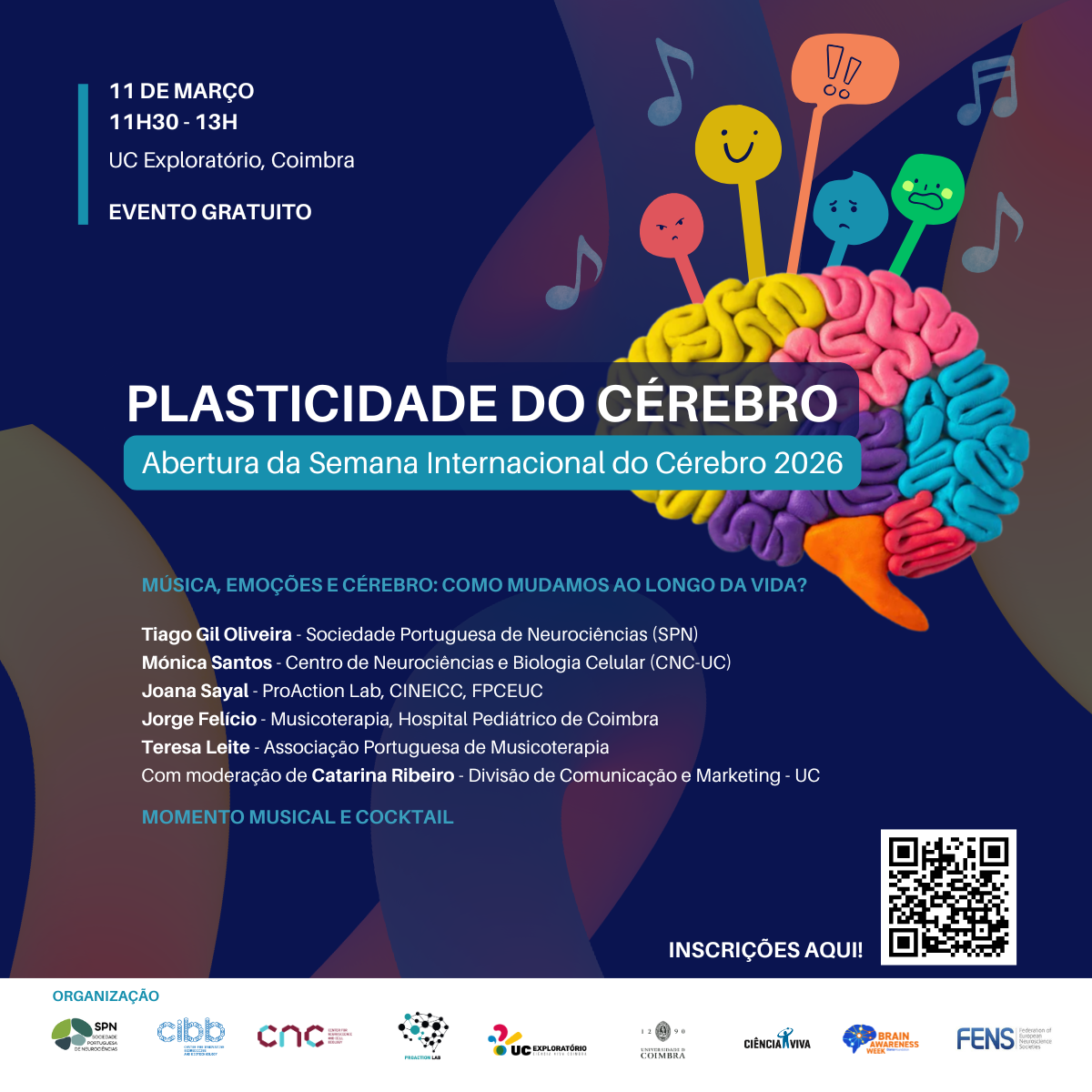 Abertura da Semana Internacional do Cérebro 2026