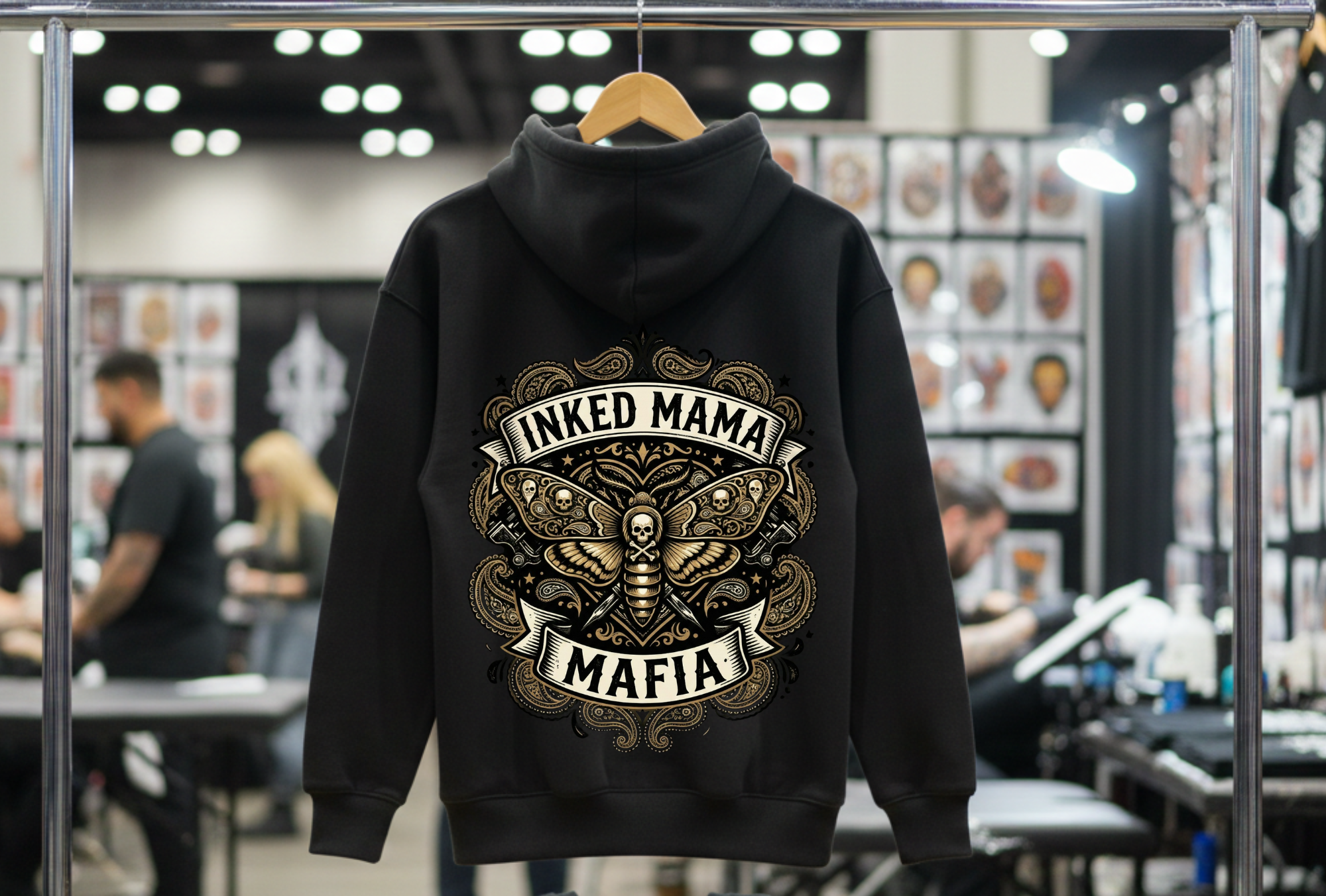 Inked Monarch Hoodie