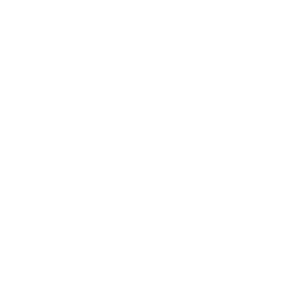 White line icon of a microphone, keyboard, guitar, and music note for musi