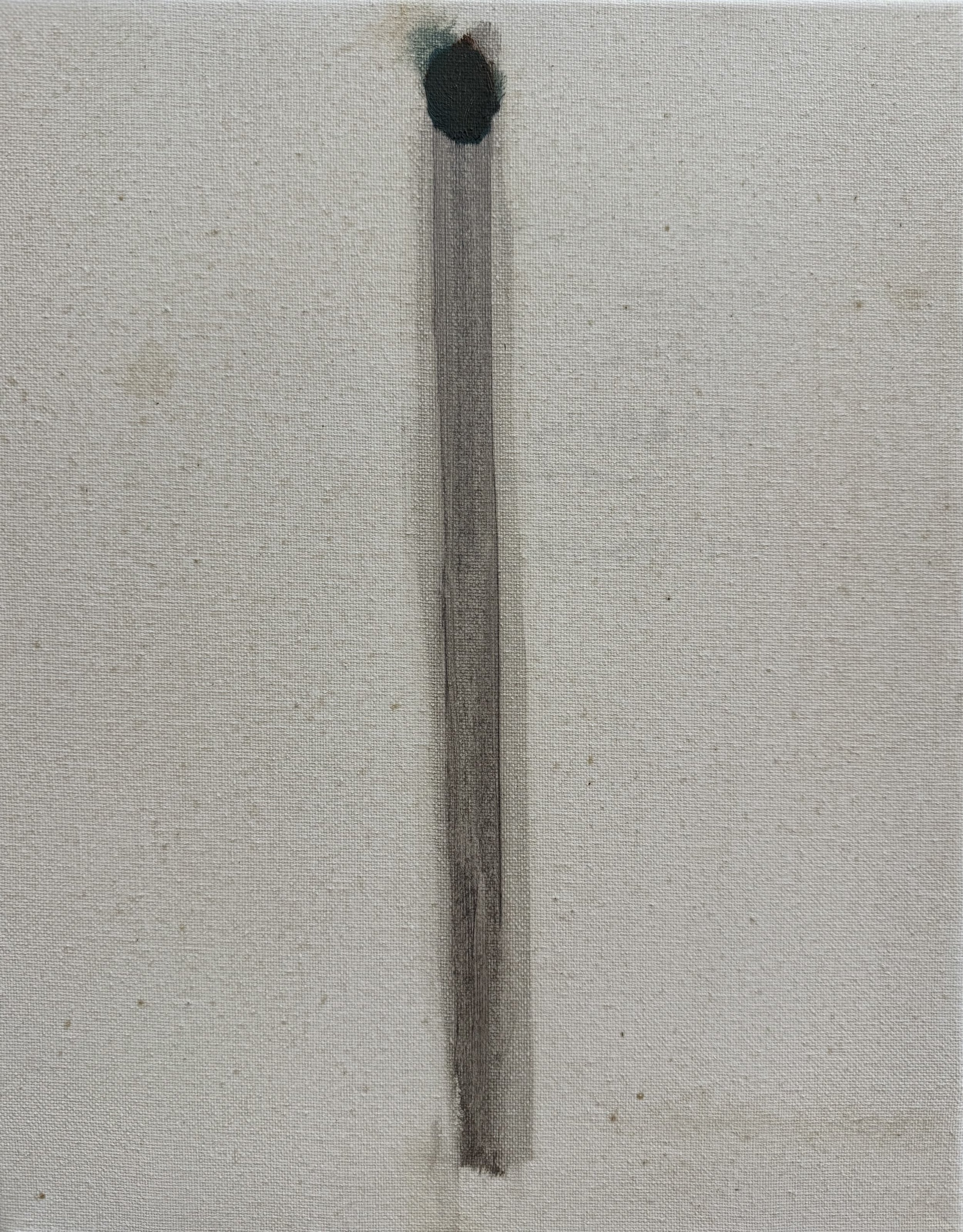 Tether, 2025. Oil, wax, and pigment on canvas. 8" x 11" inches (20.32" x 29.94" cm). Private collection.