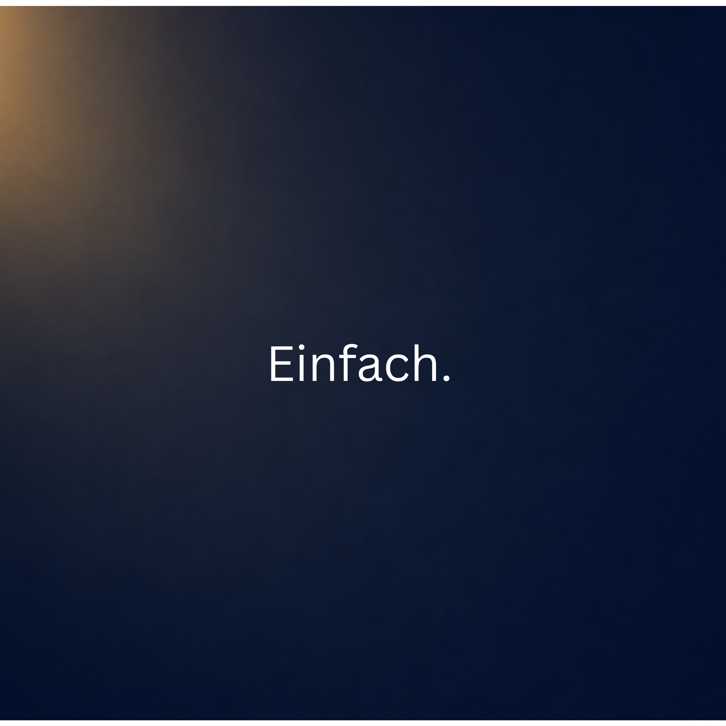 Einfach