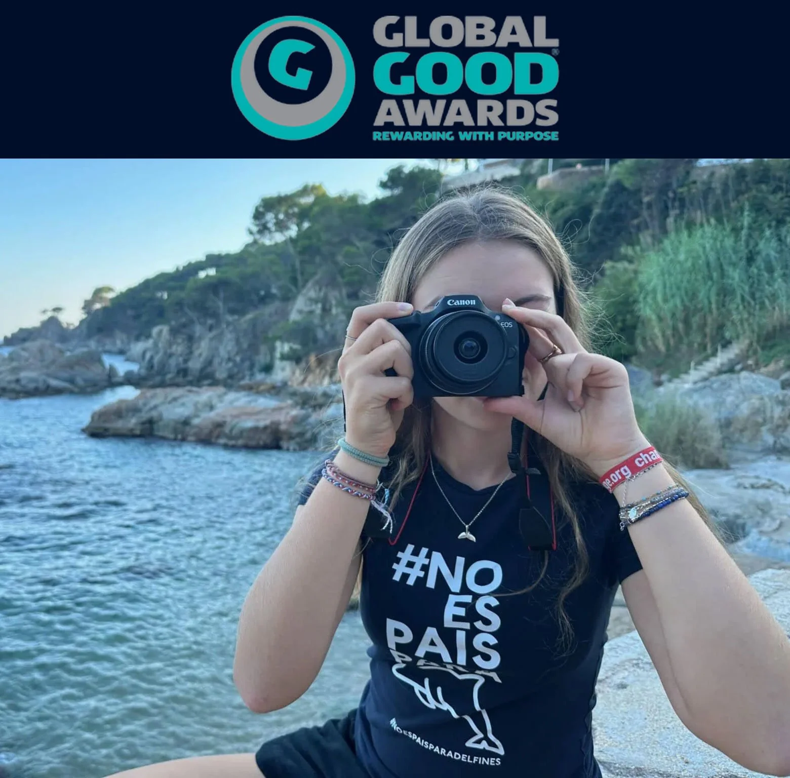 Environmental youth activist Olivia Mandle as a finalist in the Global Good Awards
