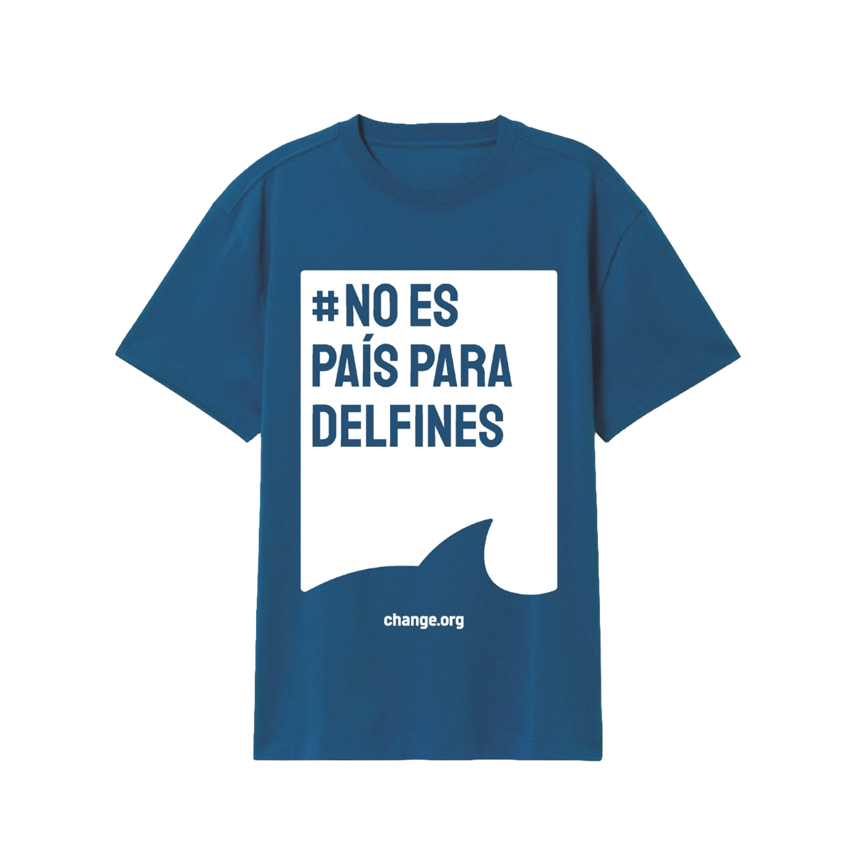 Dolphin Fin Blue T-Shirt (ESP)