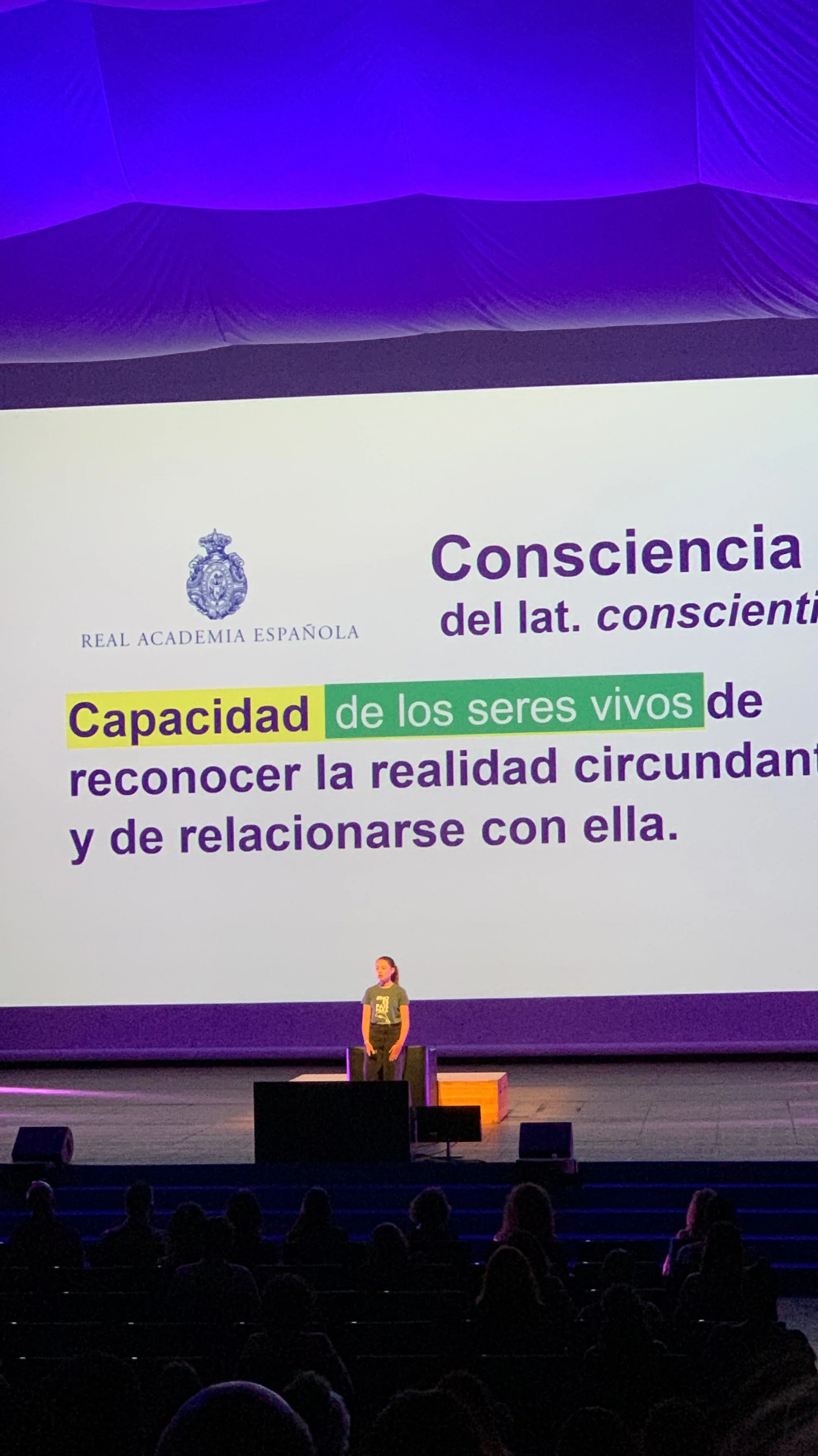 Environmental youth activist and keynote speaker Olivia Mandle