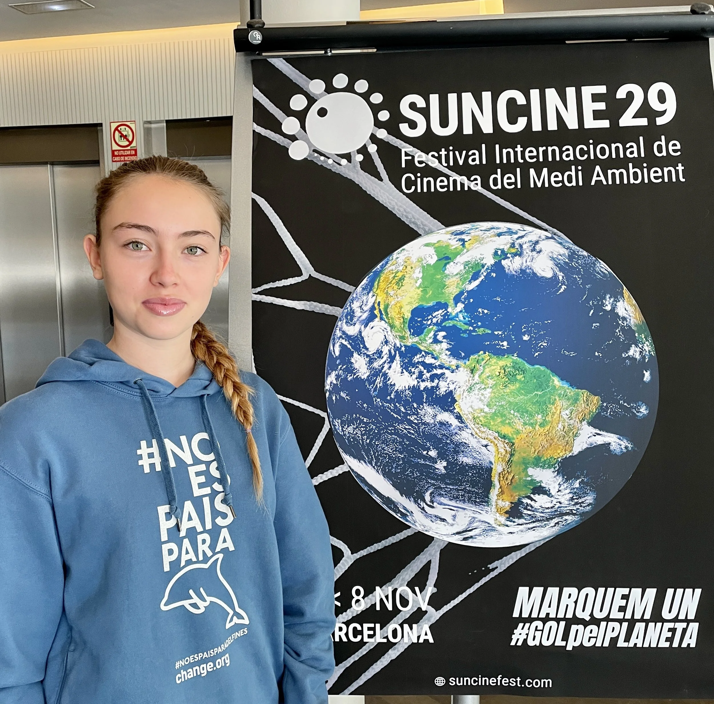 Environmental youth activist Olivia Mandle recipient of the Sol de Oro at the Suncine Film Festival