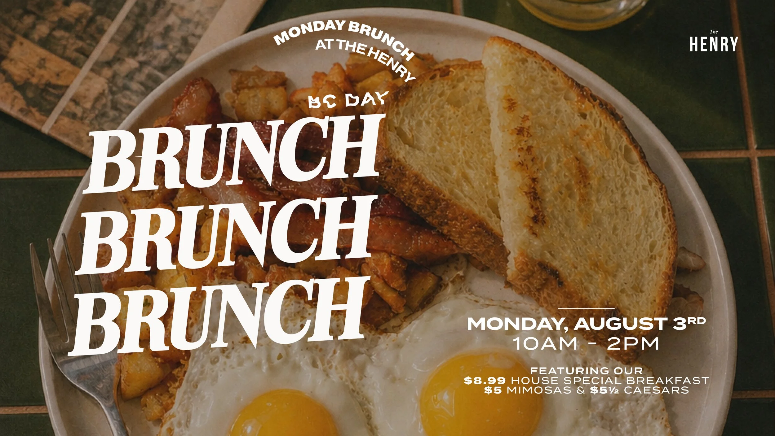 BC Day Brunch at The Henry