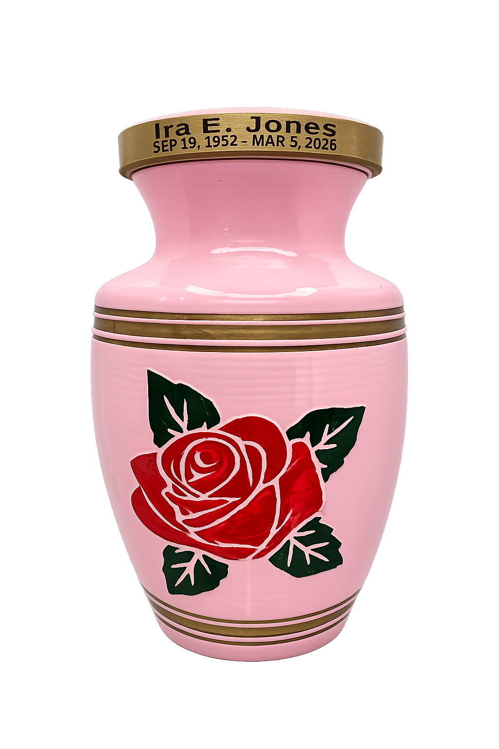 Pink & Gold with Rose
