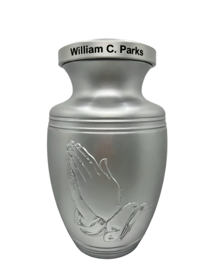 Silver with Custom Engraved Lid