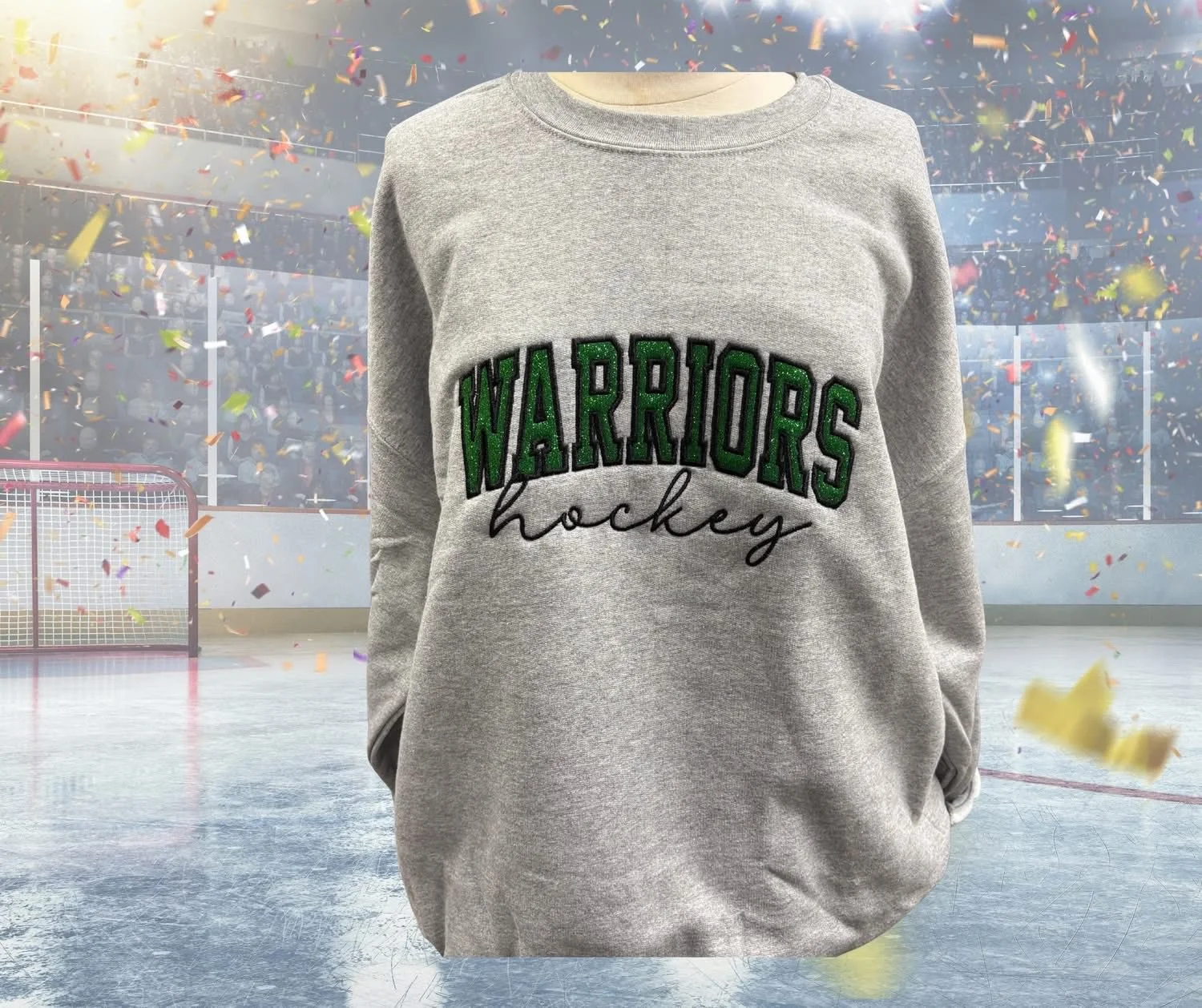 Warriors Hockey Custom Embroidery