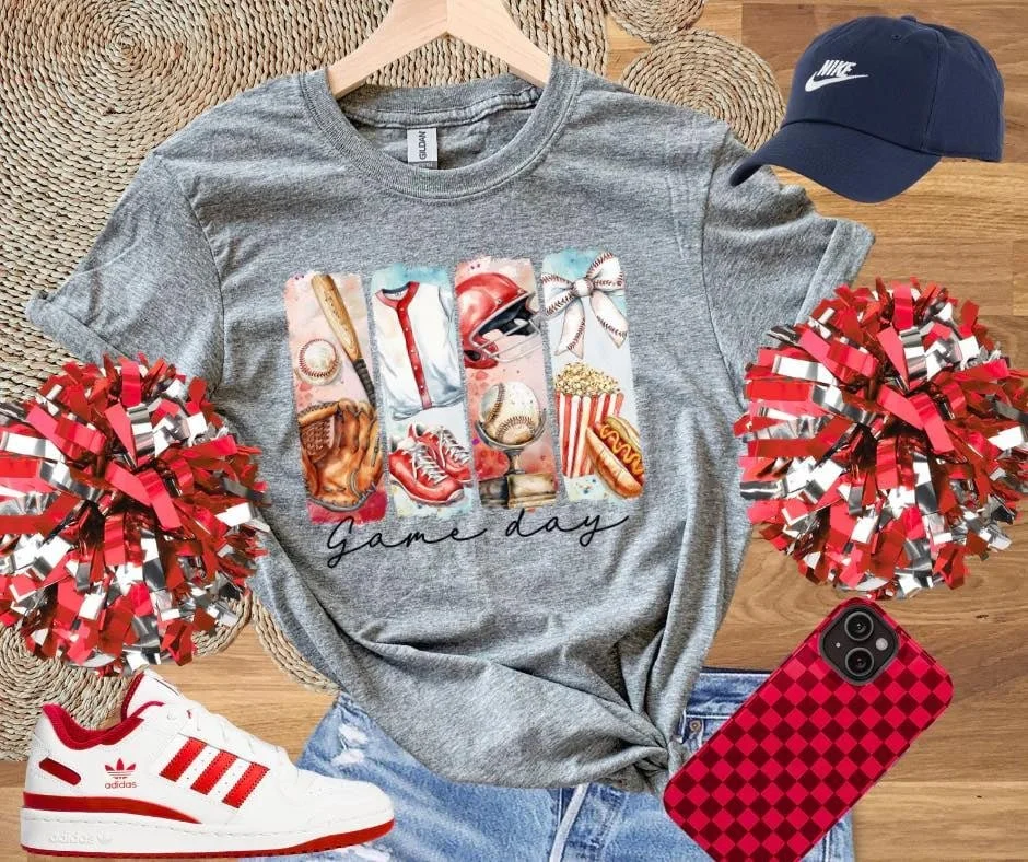 Baseball Gameday Vintage Design Women's T-Shirt