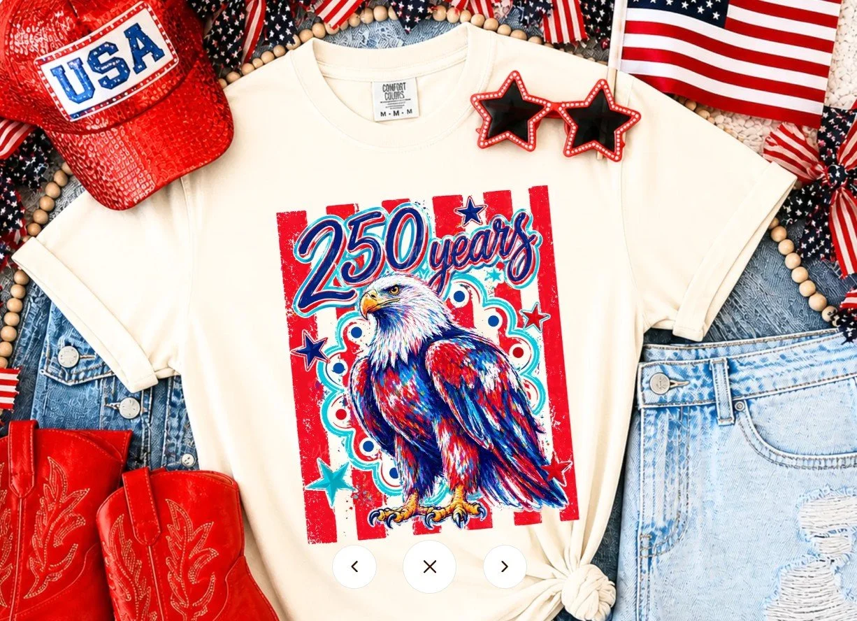 Patriotic Eagle 250 Years Women's T-Shirt