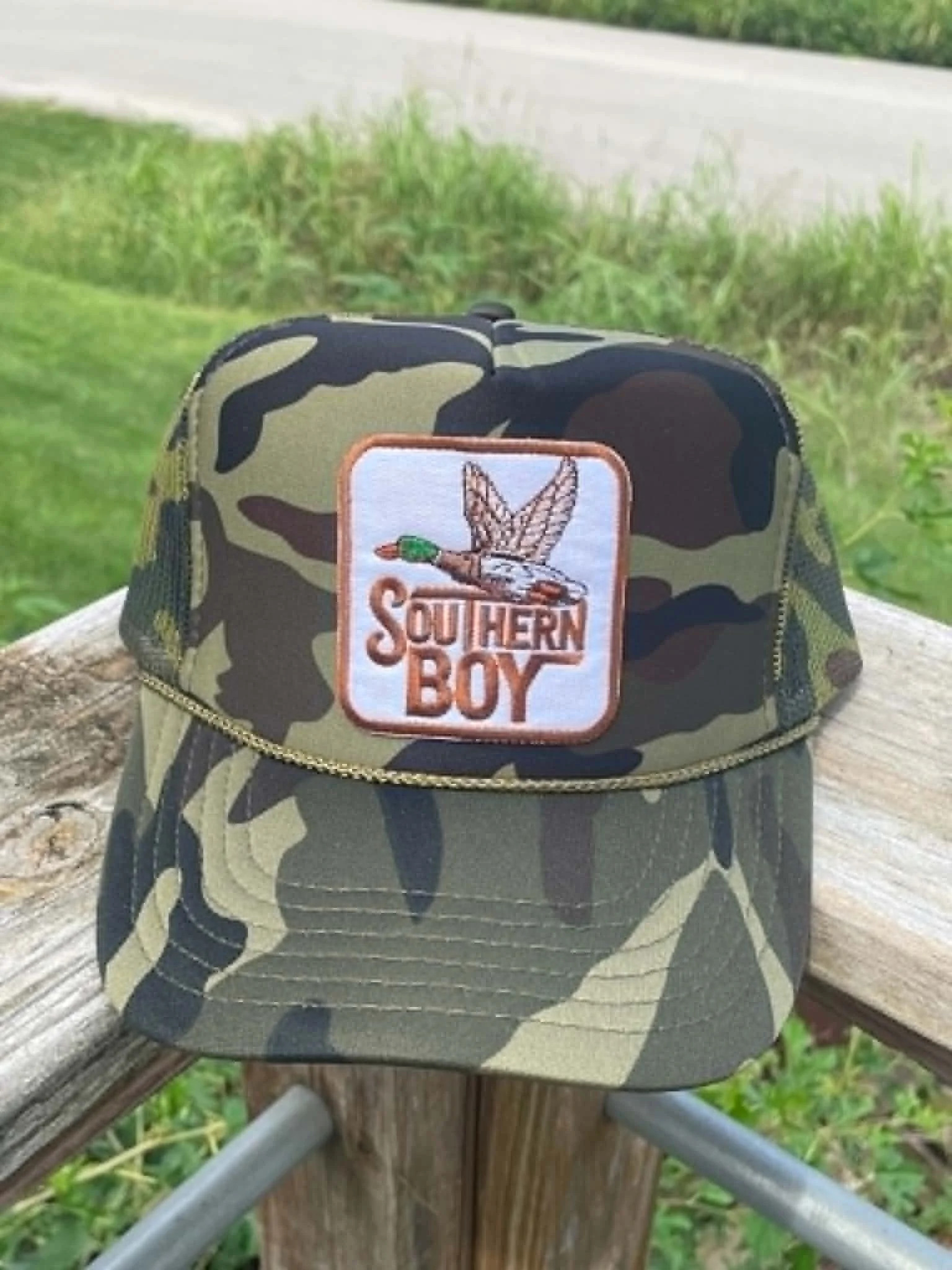 Southern Boy Duck Camo Trucker Hat