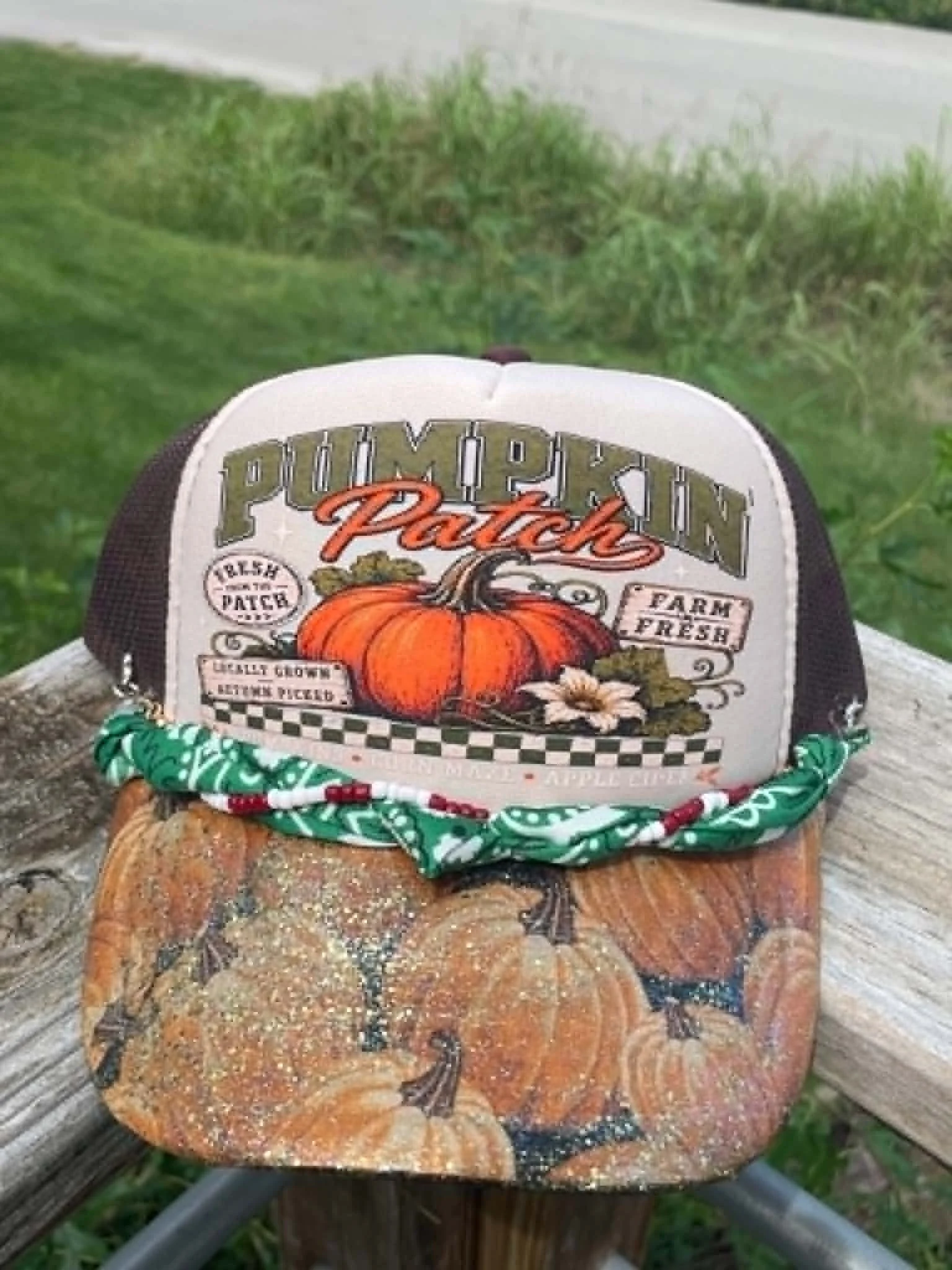 Autumn Pumpkin Patch Trucker Hat