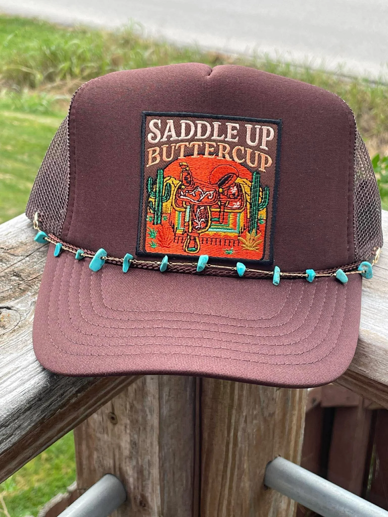 Saddle Up Buttercup Western Trucker Hat