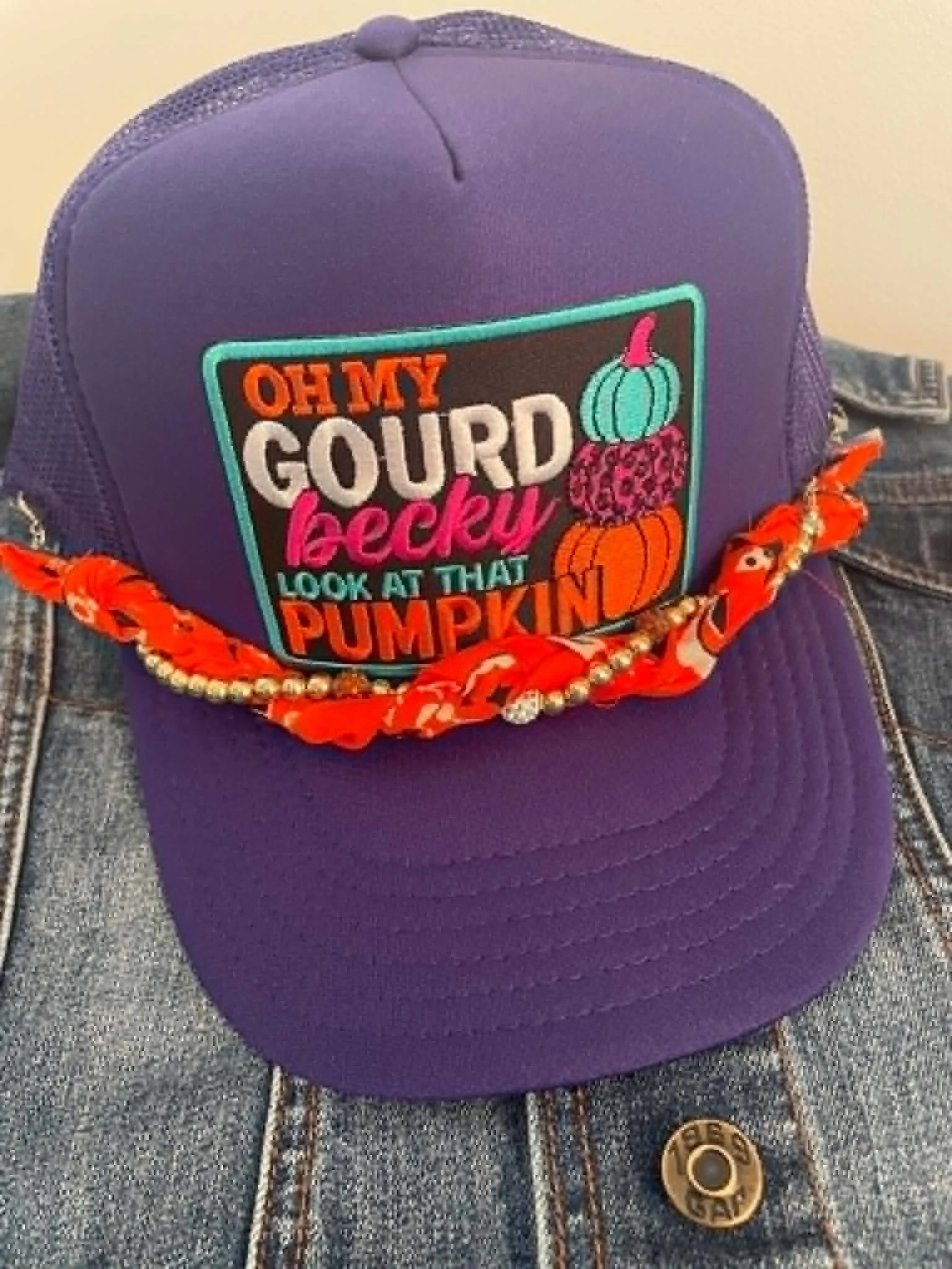 'Oh My Gourd, Becky' Trucker Hat