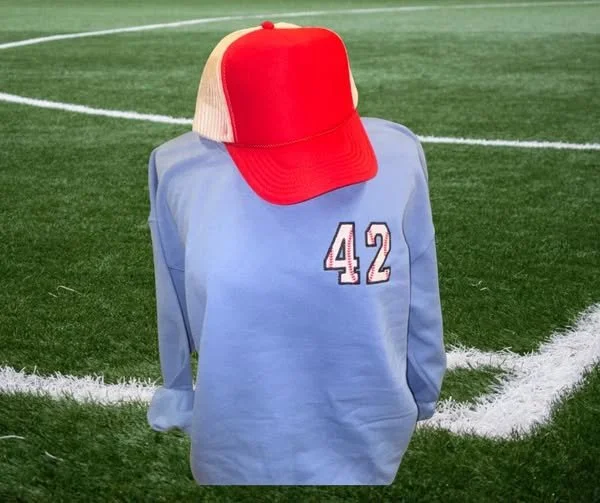 Baseball Number Custom Embroidery