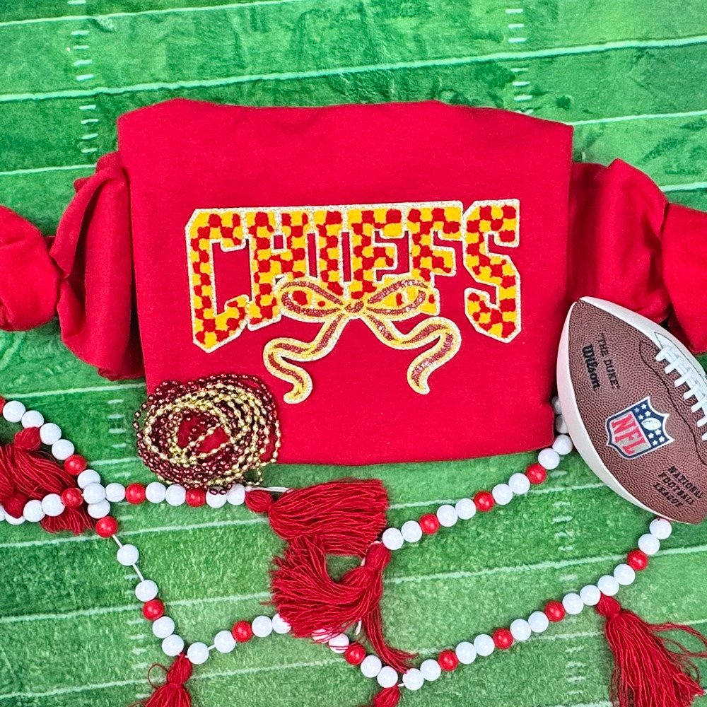 Chiefs Game Chenille Applique Sweatshirt
