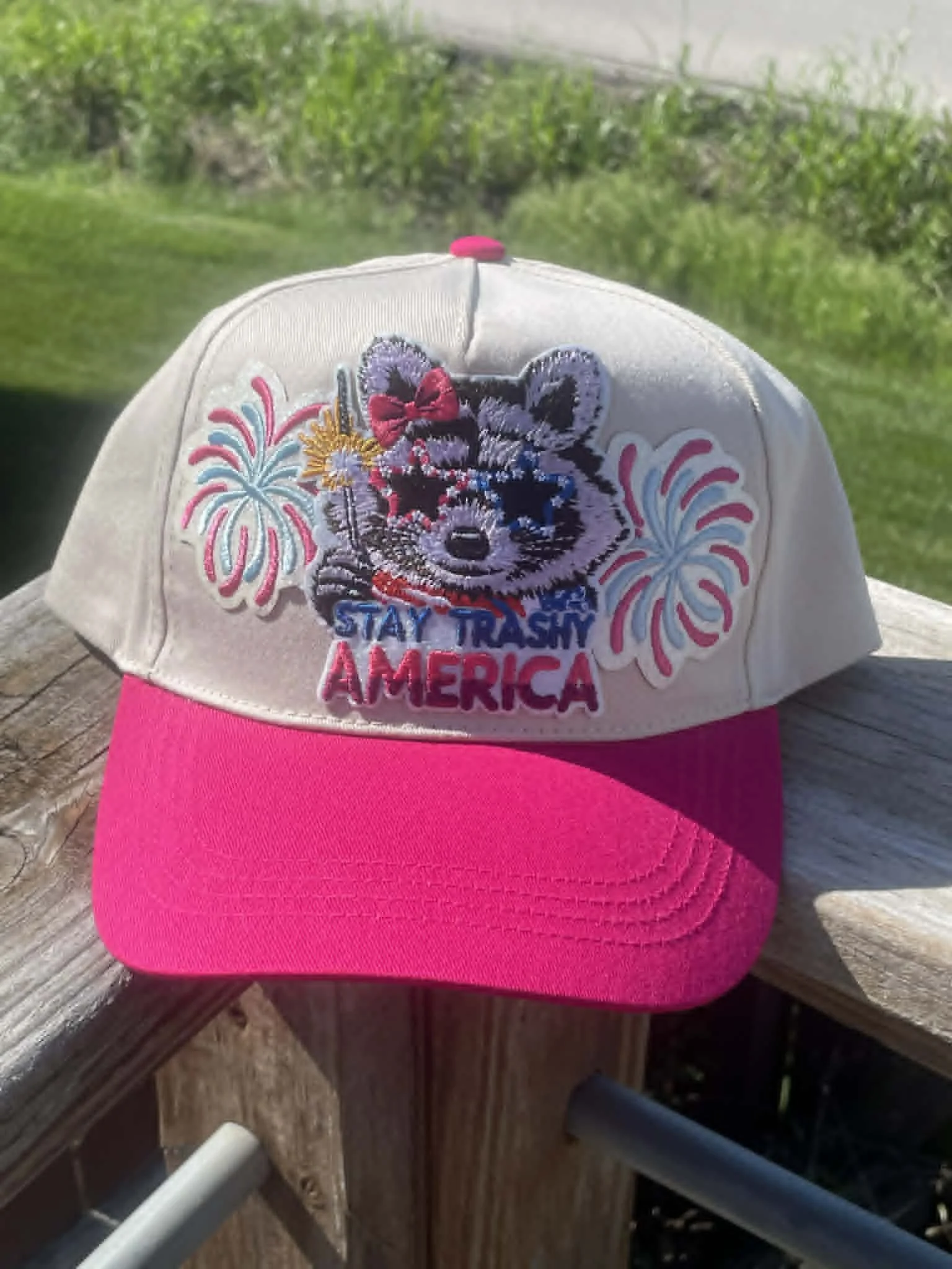 Raccoon Stay Trashy America
