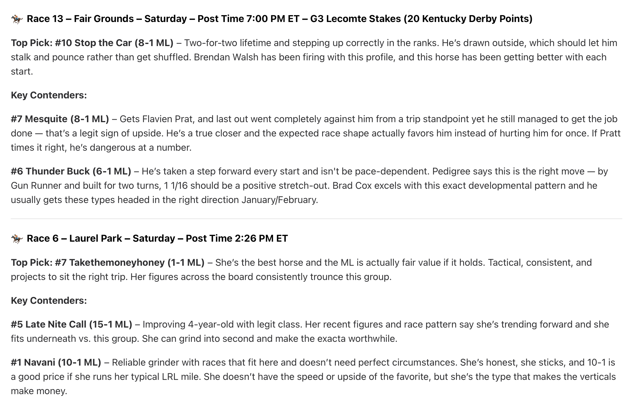 Jan 18, 2026 – 1–1 | -0.9 units 