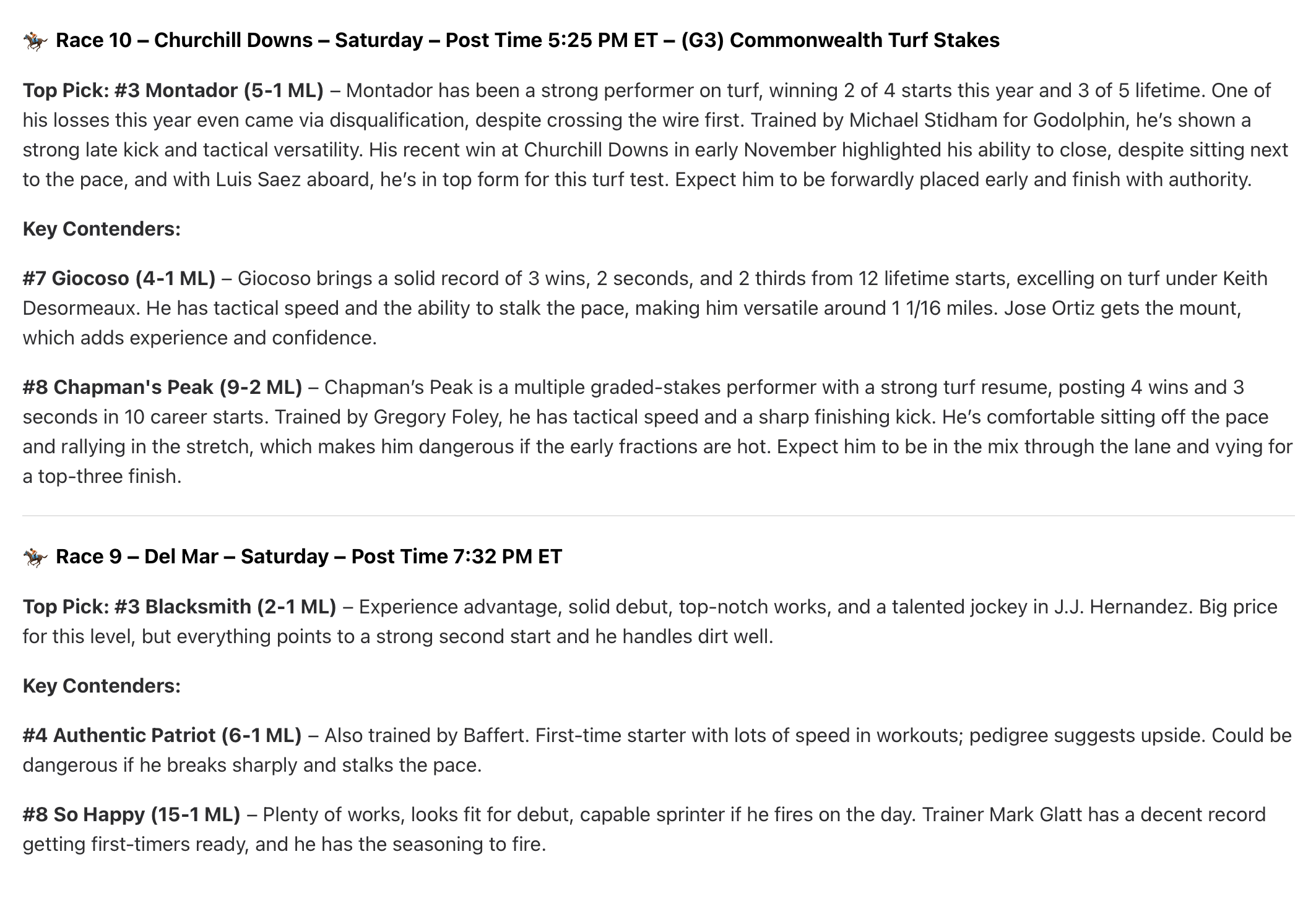 Nov 23, 2025 – 0–2 | -2 units