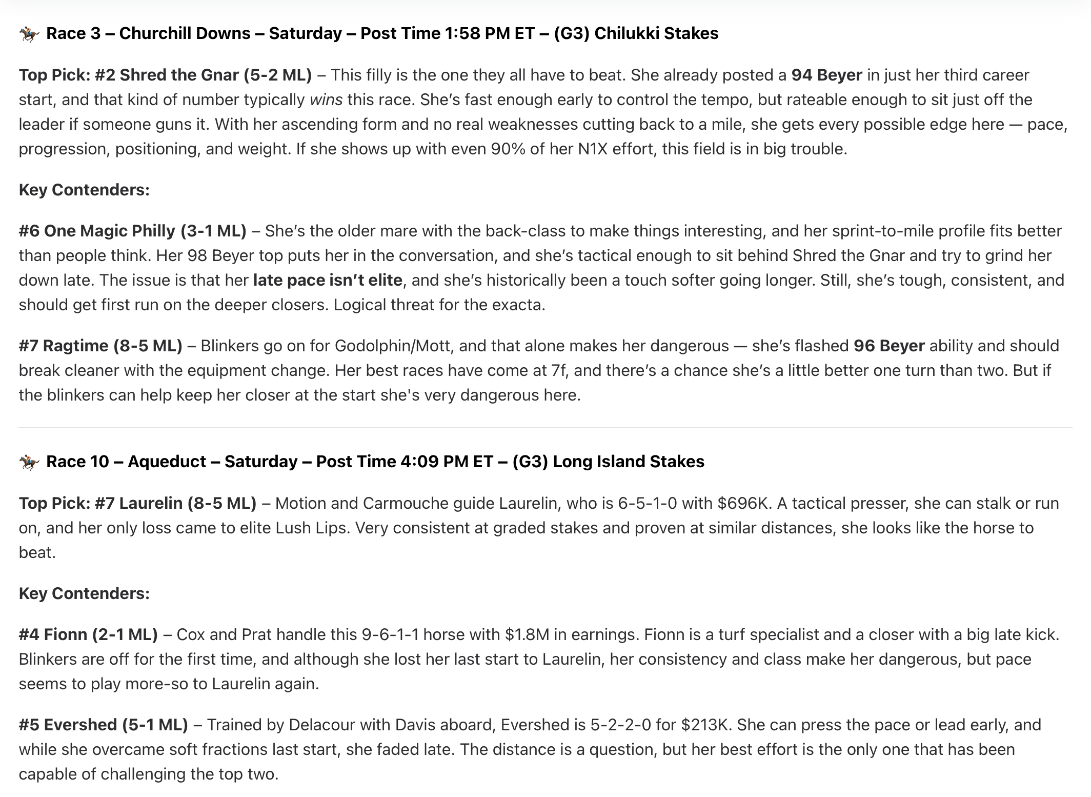 Nov 16, 2025 – 1–1 | +1.60 units