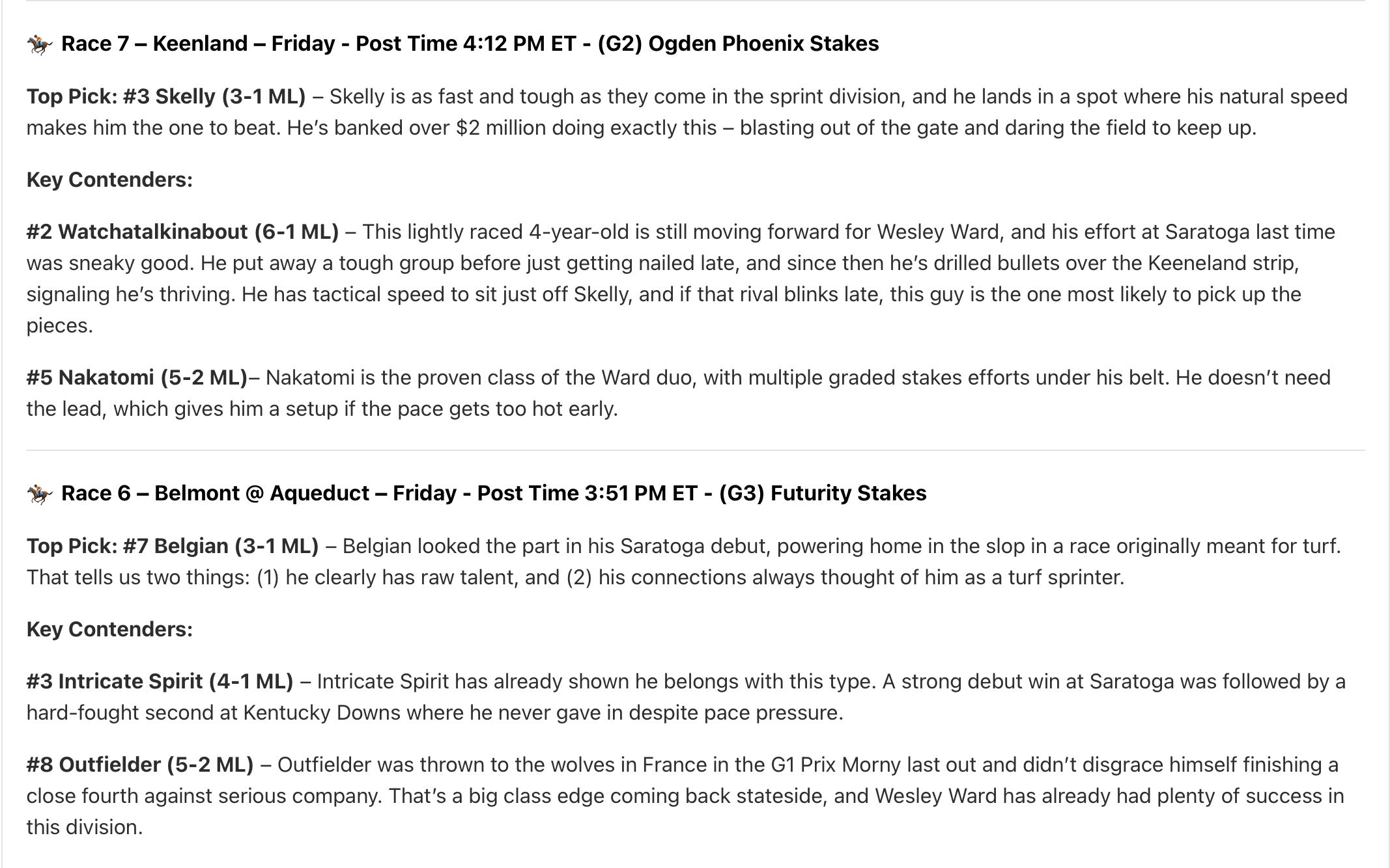 Oct 5, 2025 – 0–2 | -2 units