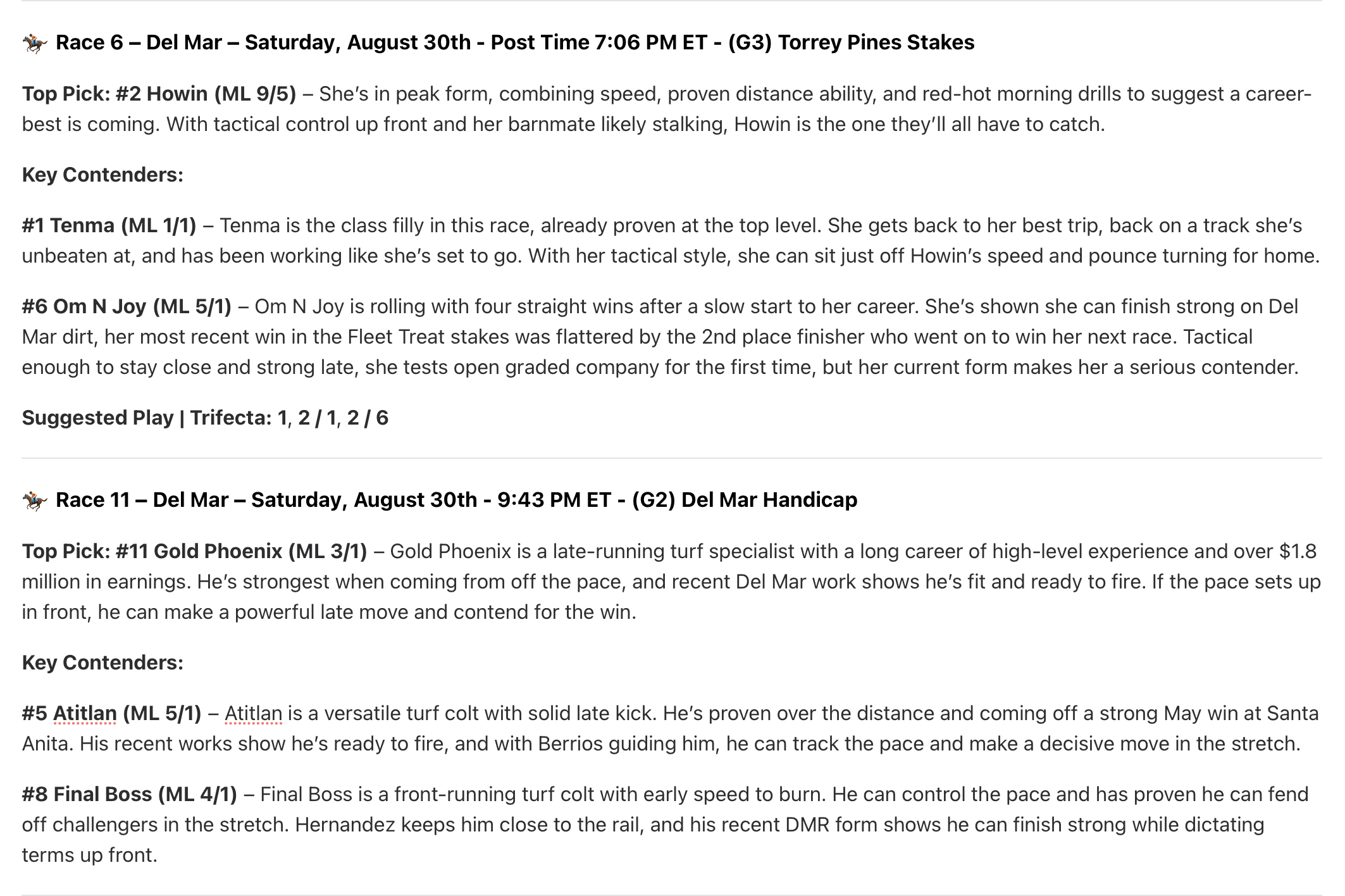 Aug 31, 2025 – 1–1 | +1.10 units