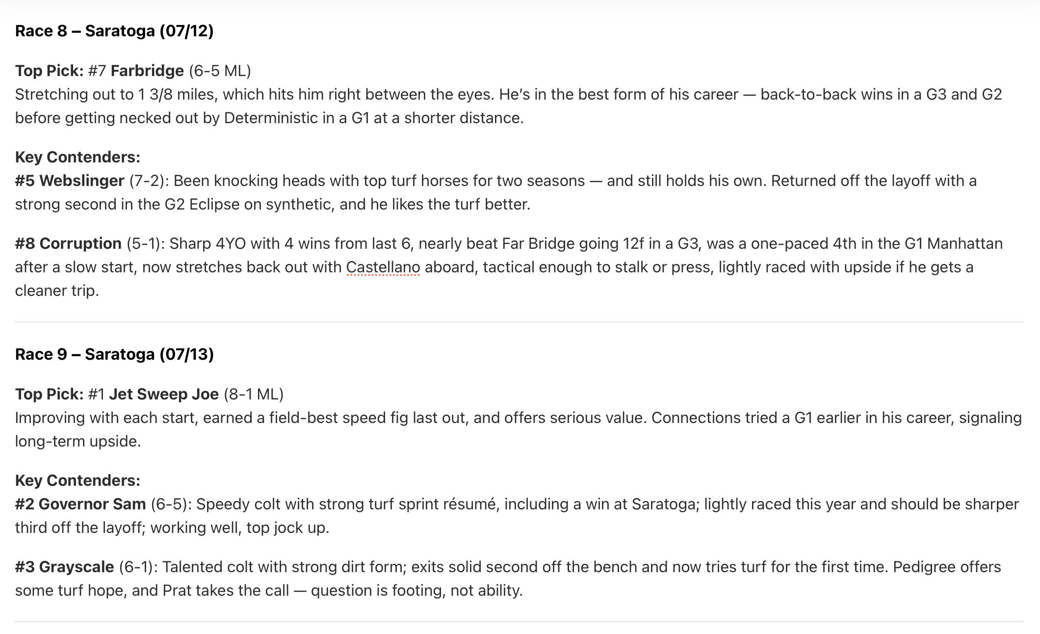 July 13, 2025 – 2–0 | +6.65 units