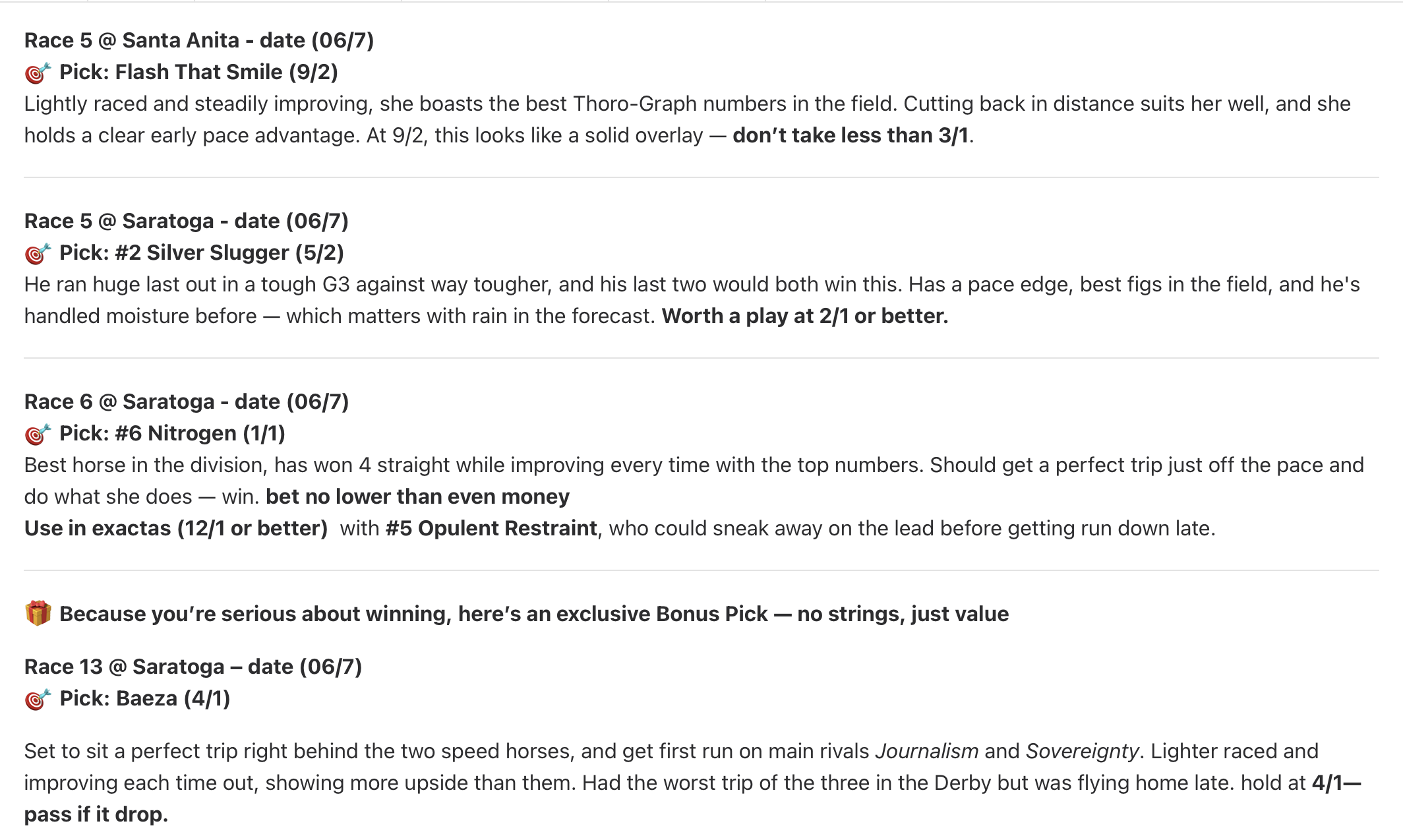 Jun 15, 2025 – 2–2 | -1.50 units