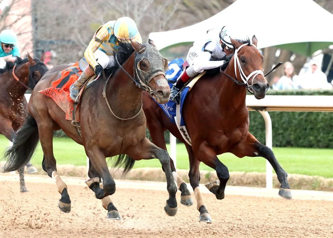 Class President holds off Silent Tactic to win the Grade 2 Rebel Stakes