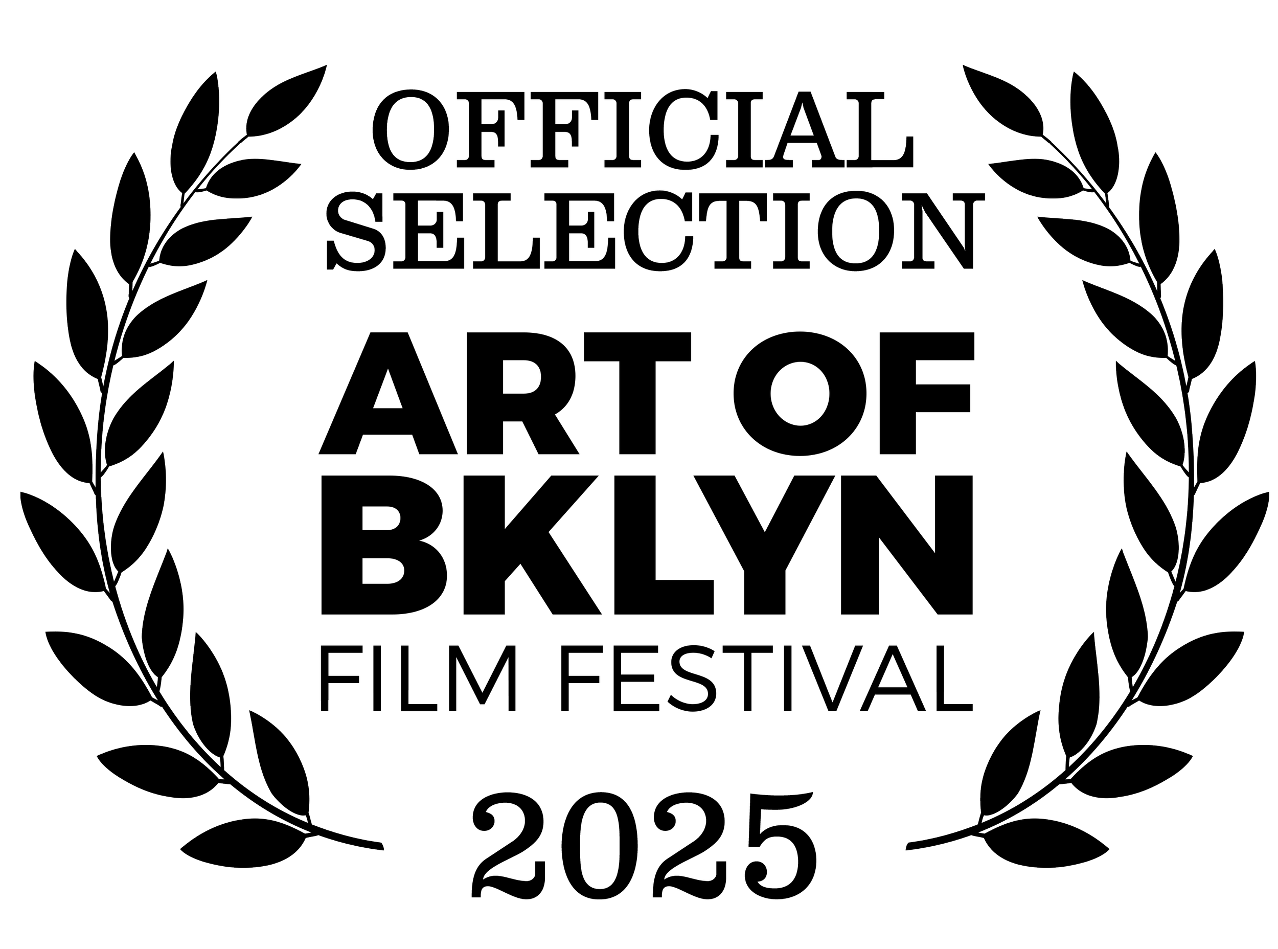 An outlined illustration of a laurel wreath surrounding an engraved central space, with faint text and symbols visible on either side.