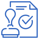 Icon of a person with a light bulb above their head and a checklist on a document