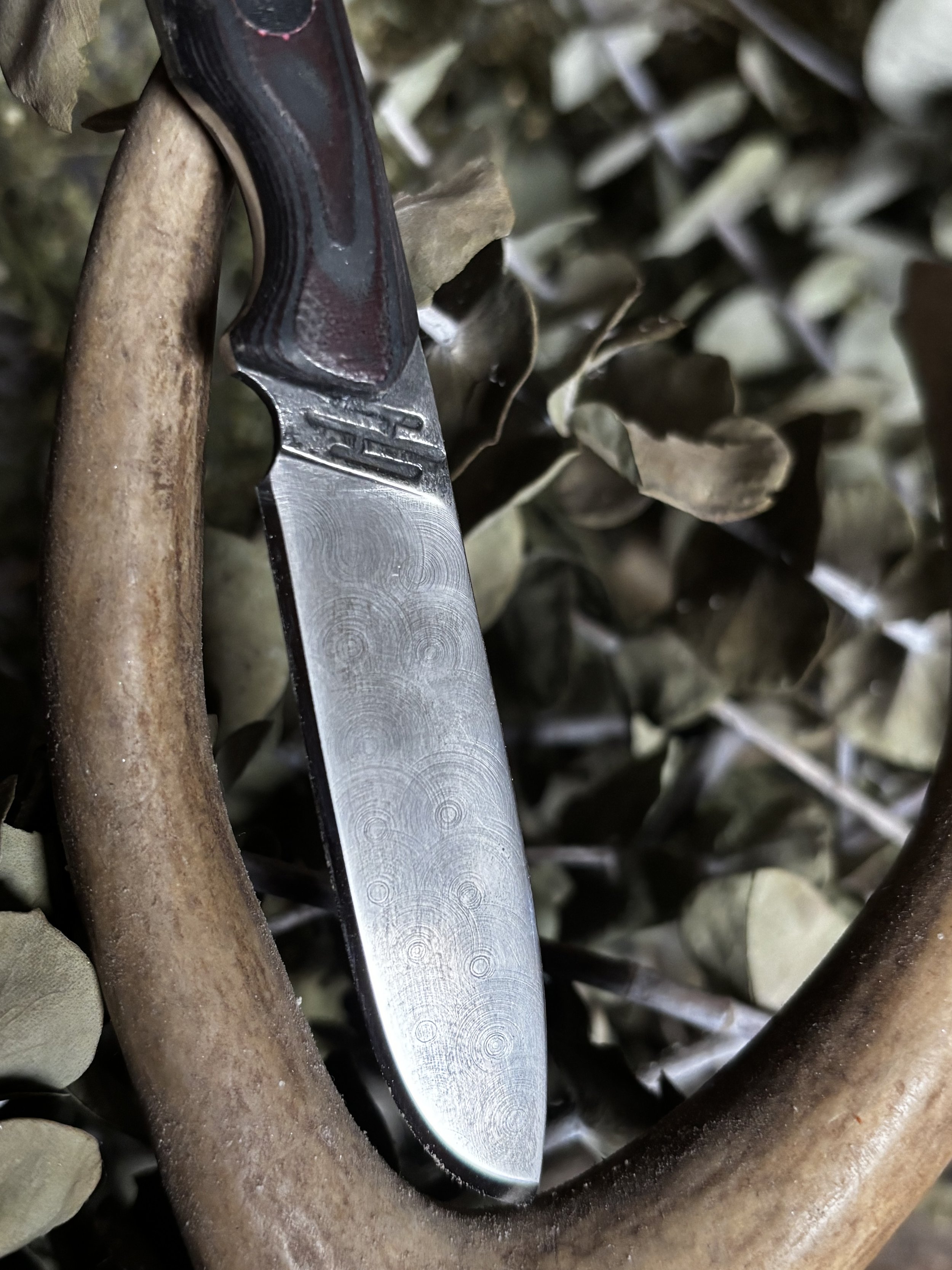 Wolfram Tool Steel EDC  Crimson & Black SureTouch