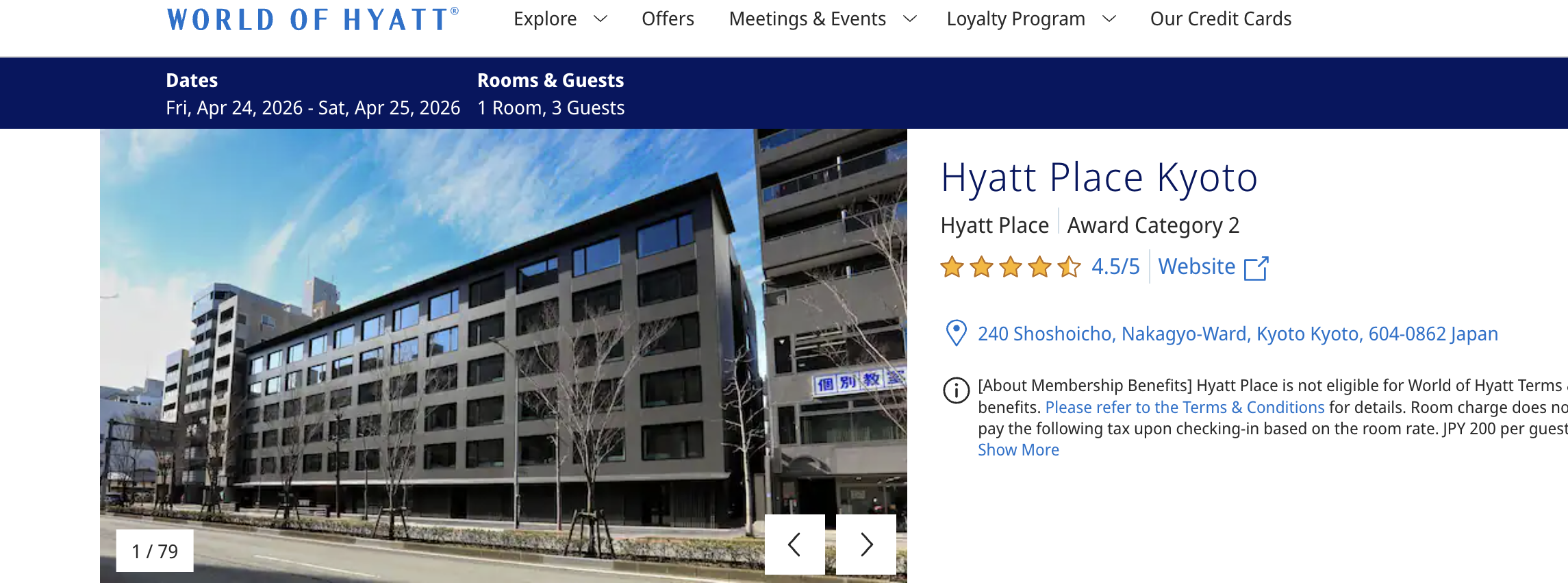 Hyatt Place Kyoto Review: The Best Points Deal in Japan for Families?