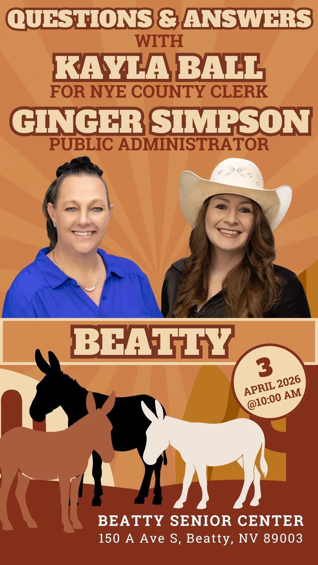 Beatty Senior Center Meet & Greet