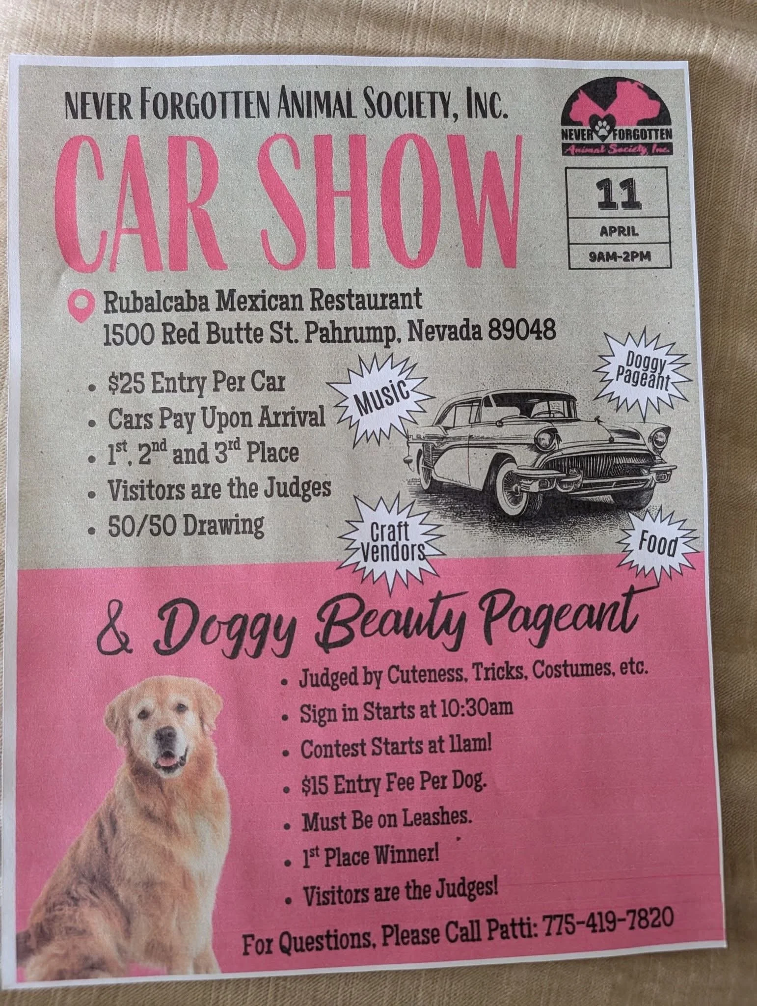 Never Forgotten Animal Society Car Show