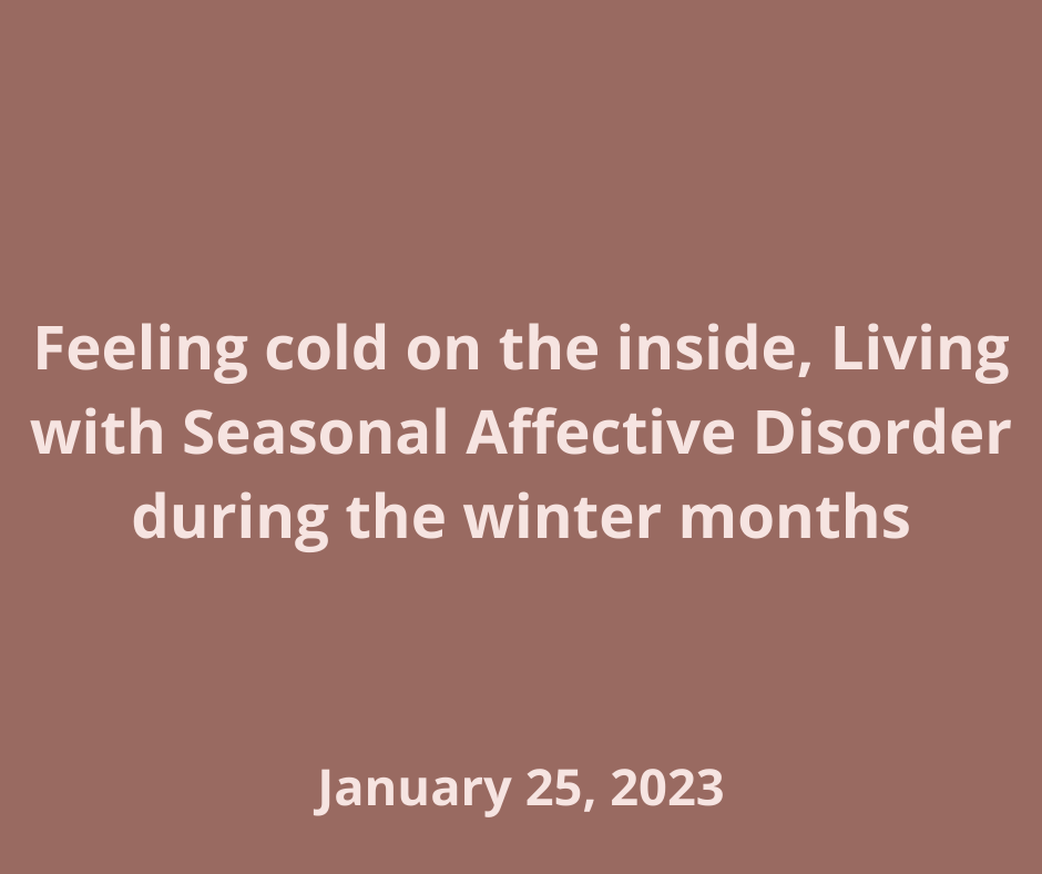 As the days get longer now; the nights get colder and more time is spent inside. Students may find themselves feeling more down than usual. This feeling of sadness in the winter is called seasonal affective disorder, more commonly known as seasonal d