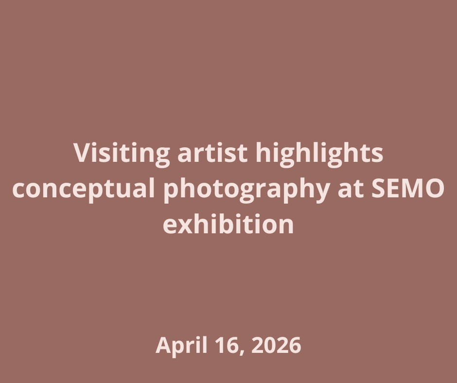South African–born photographer Charl Kroeger brings conceptual show “Lines. Lights. Reflection.” to SEMO’s River Campus, urging students to see overlooked details in new ways.