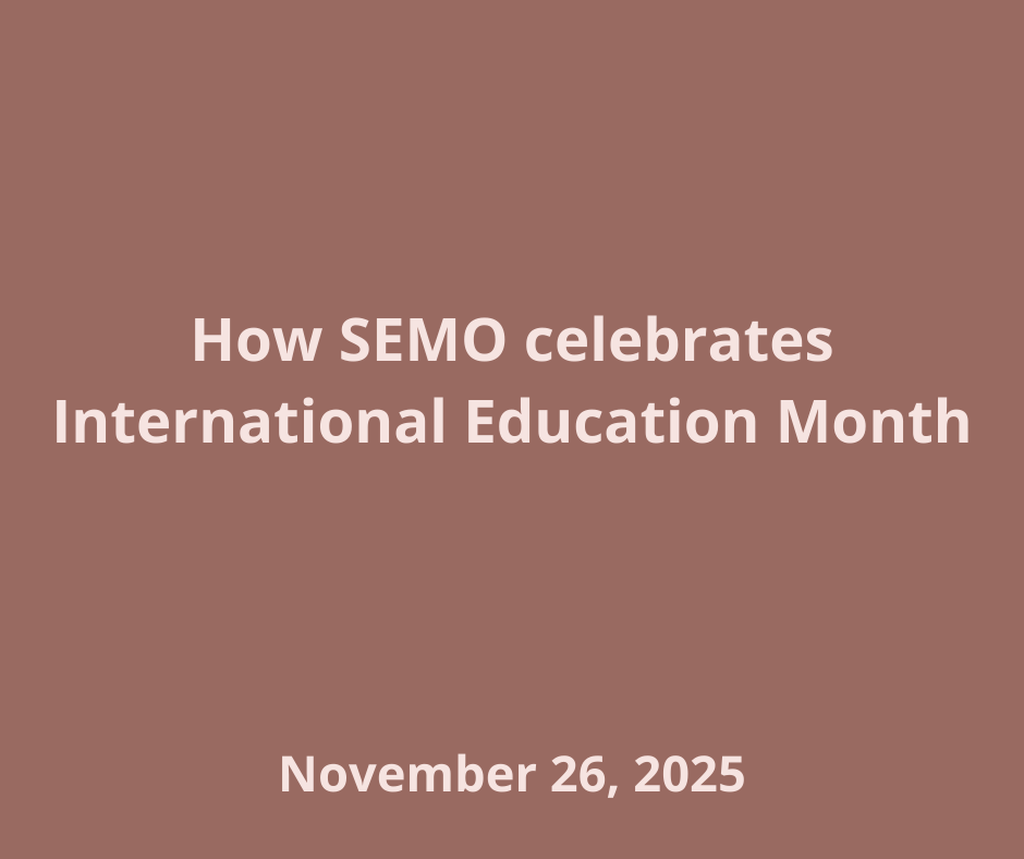 SEMO expands International Education Week into a month-long celebration, featuring cultural events, global cuisine, and student-led activities to highlight diversity and connect international students...