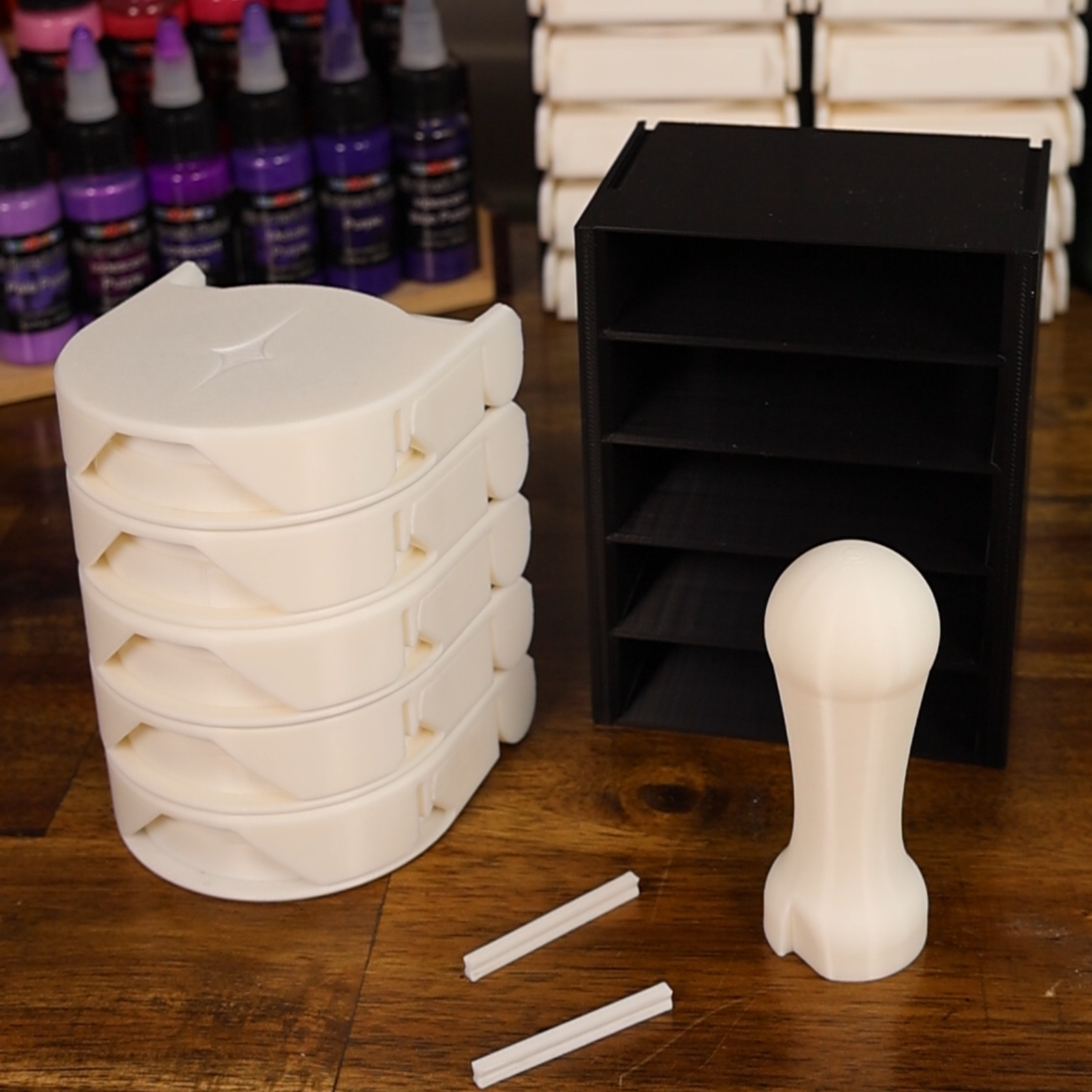 Pastel Compact - Bundle - 5 Pack with Muller and Case