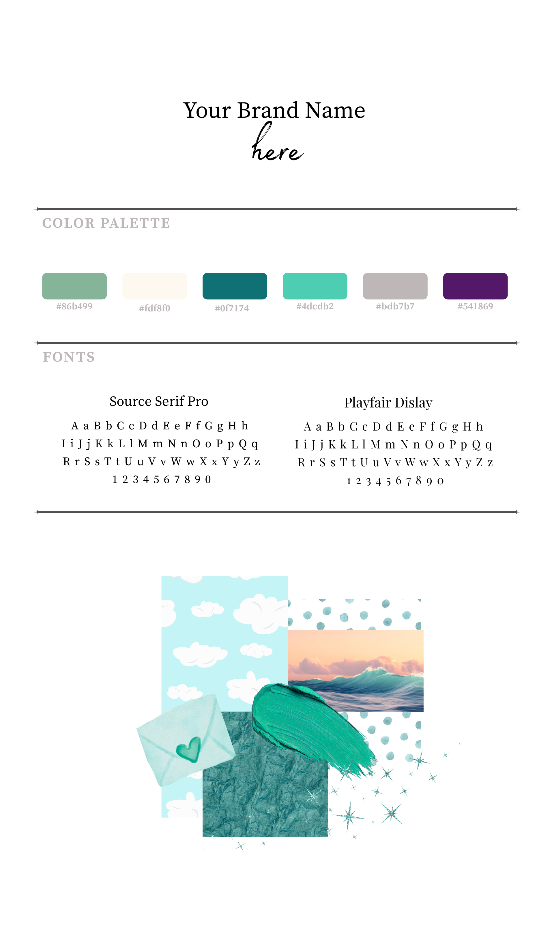 Brand Board Template | Canva Brand Kit