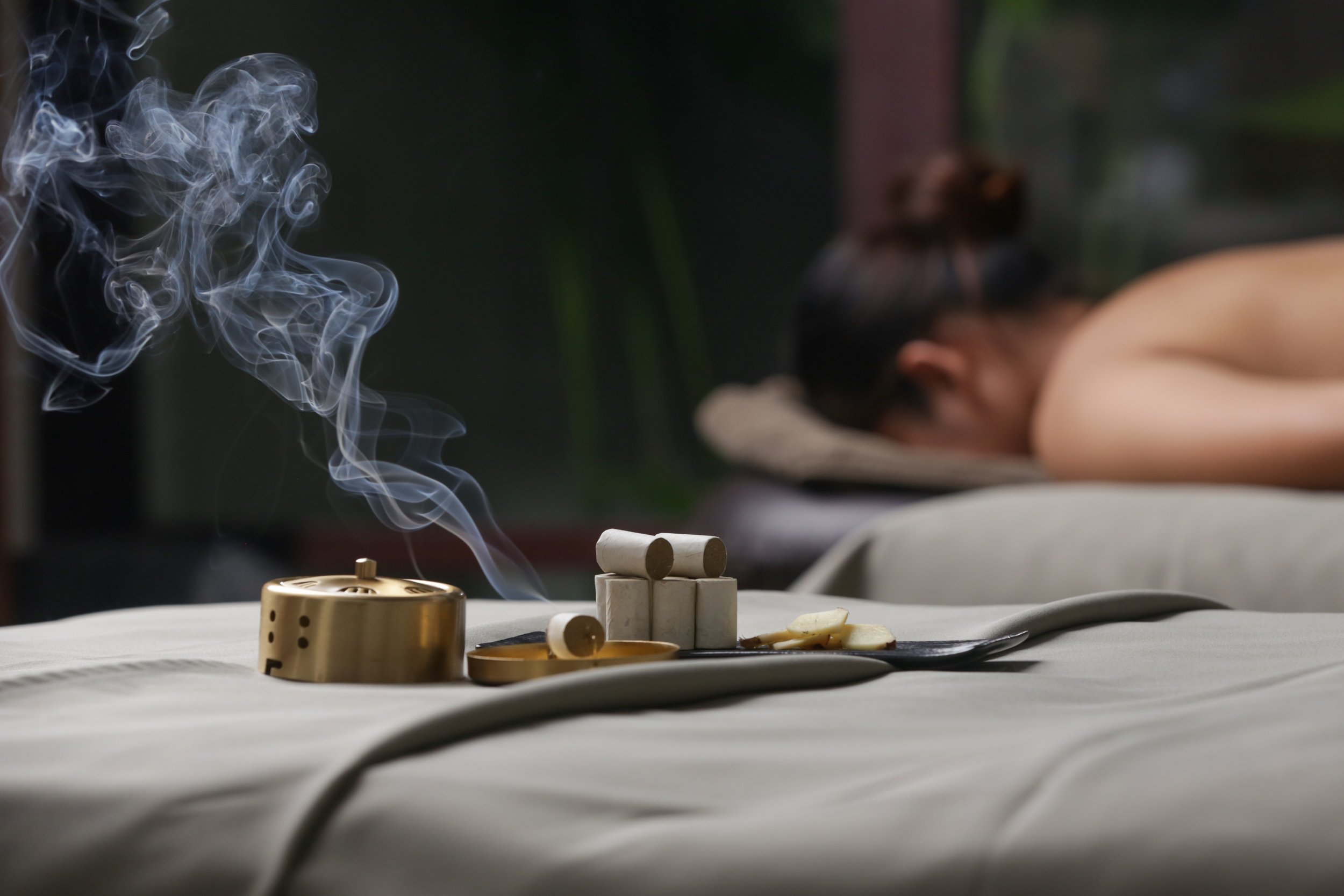 Smoke from acupuncture whole body wellness at Mai Acupuncture clinic in Campbell CA