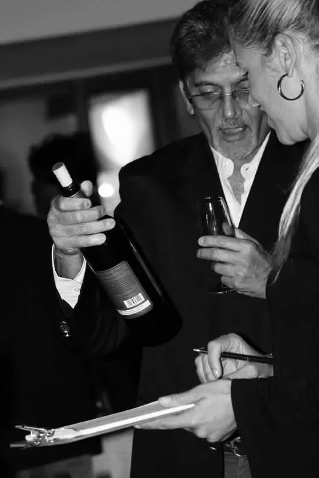 Wine event with distinguished guests who appreciate of quality wines with age.