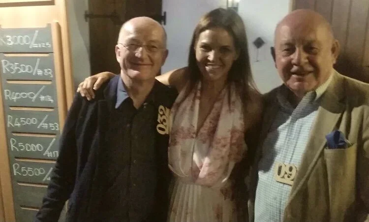 Shan Pascall with Oz Clarke